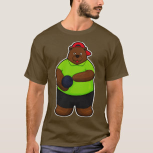 Camiseta Urso na Boliche com Bola de boliche