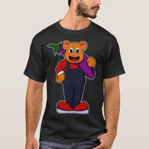 Camiseta Urso na Farmer com a EggPlant