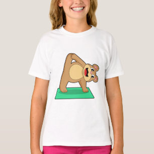 Camiseta Urso na Malhação de Yoga
