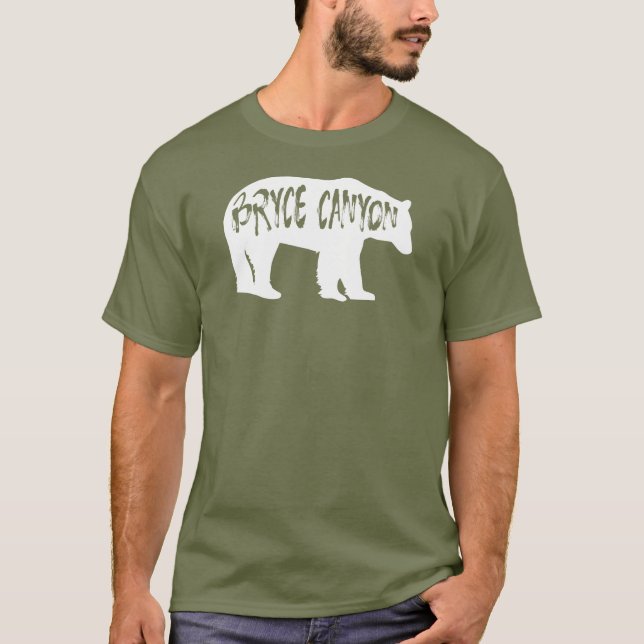 Camiseta Urso Nacional do Parque Bryce Canyon (Frente)