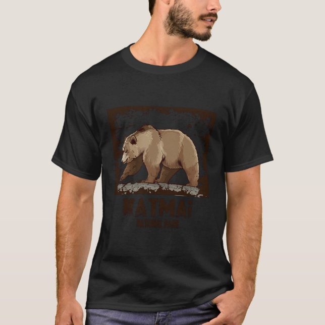 Camiseta Urso Nacional do Parque Katmai (Frente)