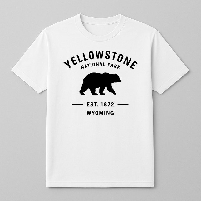 Camiseta Urso Nacional do Parque Yellowstone (Criador carregado)