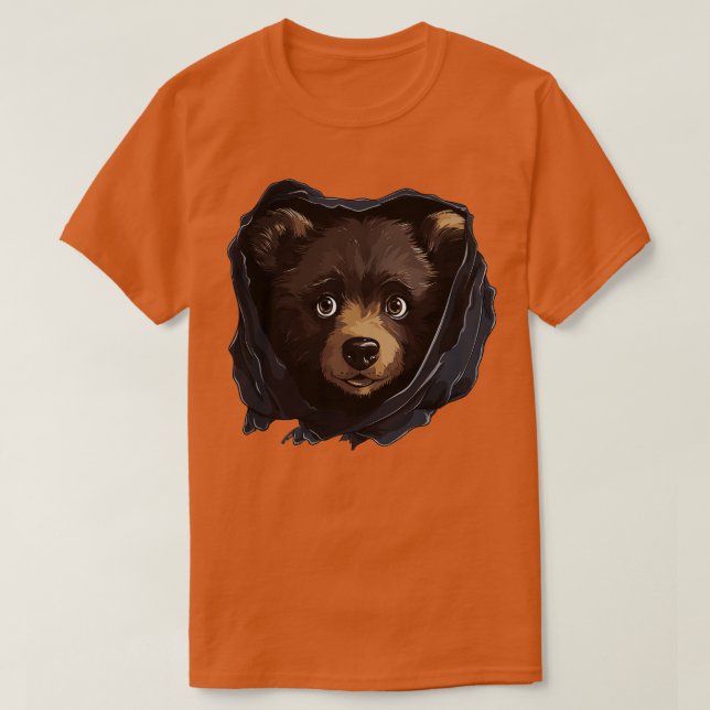 Camiseta Urso Negro (Frente do Design)