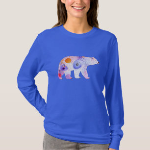 Camiseta Urso Nórdico em Aquarela