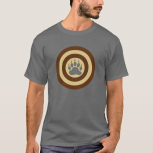 Camiseta Urso Orgulho Super Herói Escudo Pata de Urso