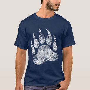 Camiseta Urso Orgulhoso Bear Paw desgastado