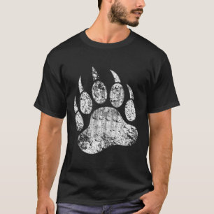 Camiseta Urso Orgulhoso Gay Legal Urso Pata Desgastada