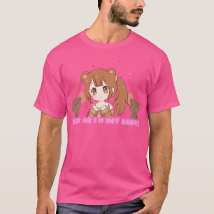 Camiseta Urso ou Não Sou Corajoso - Super Kawaii Chibi Bear