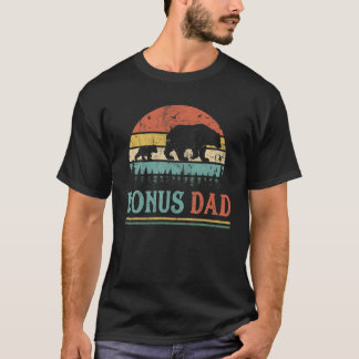 Camiseta Urso Pai De Bonus Para Homens Papá Pai Engraçado