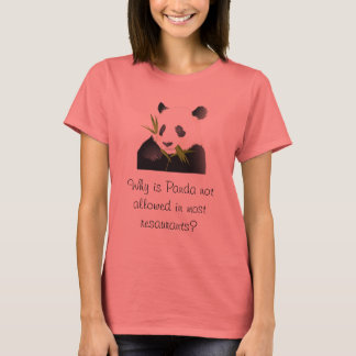 Camiseta urso panda
