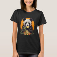 Urso Panda Abacaxi Desenho Animado Frutas Abacaxi