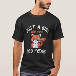 Camiseta Urso Panda Animal Bambu Panda Vermelho