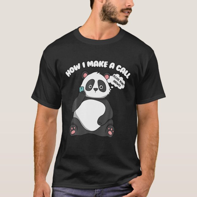 Camiseta Urso Panda Bonito (Frente)