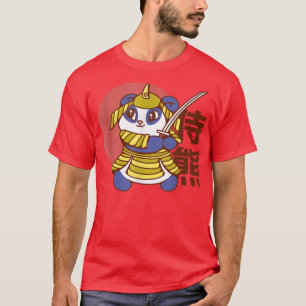 Camiseta Urso panda-bonito samurai (2)