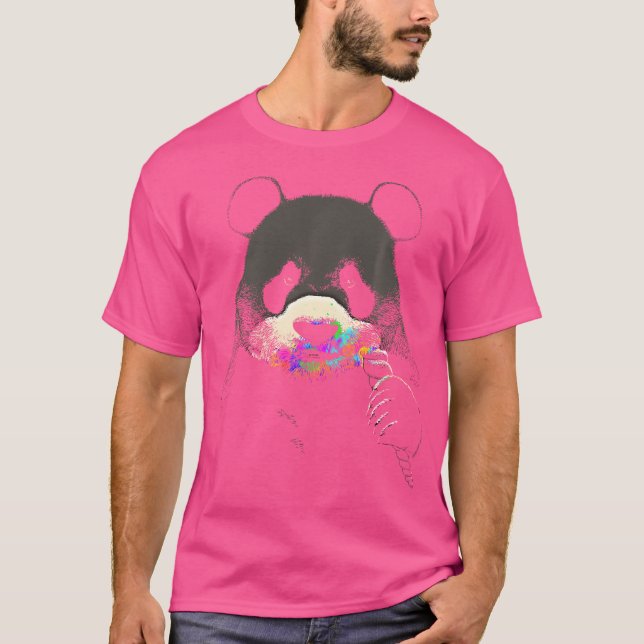 Camiseta Urso Panda Unicórnio Panda (Frente)