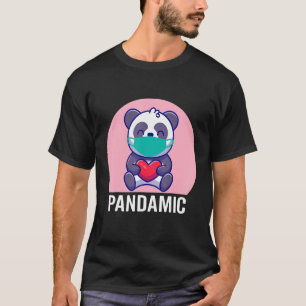 Camiseta Urso Pandâmico Com Cardíaco Pandêmico Pandêmico Ro