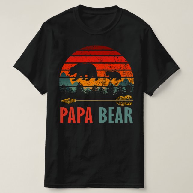 Camiseta urso papá (Frente do Design)