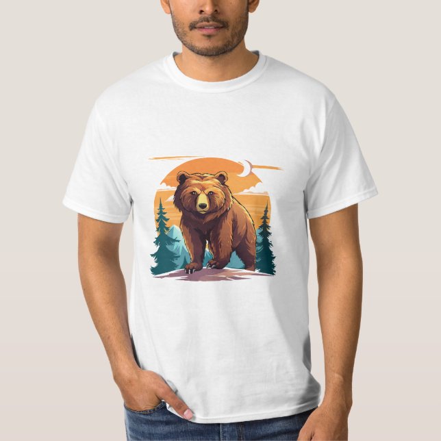 Camiseta Urso pardo (Frente)