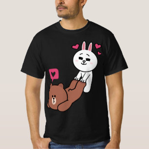 Camiseta urso pardo e cony Clássico