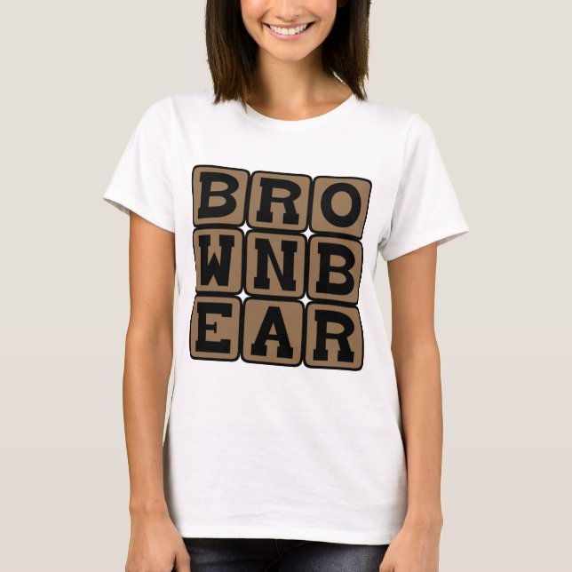 Camiseta Urso Pardo, Ursus Arctos (Frente)