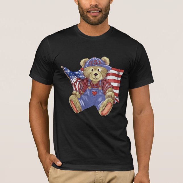 Camiseta Urso patriótico (Frente)