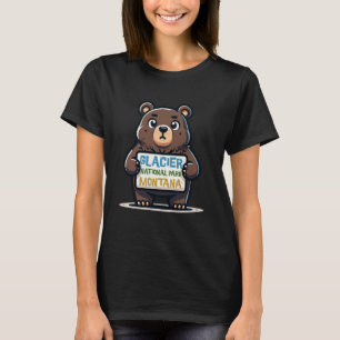 Camiseta Urso pegando carona indo para o parque nacional da