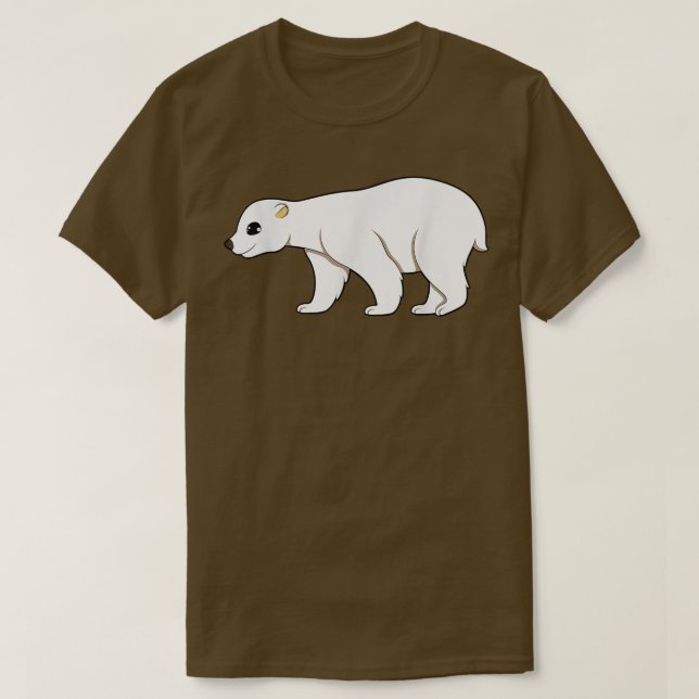 Camiseta Urso polar (Frente do Design)