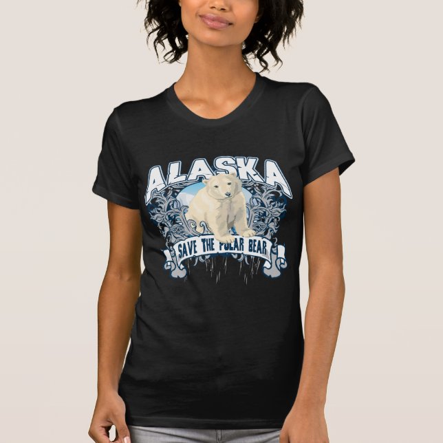 Camiseta Urso polar Alaska (Frente)