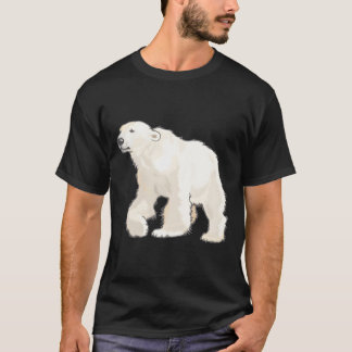 Camiseta Urso Polar Animal Ártico Realista