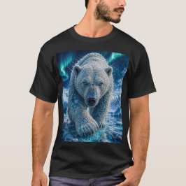 Camiseta Urso Polar Ártico – Micro Mosaico 3D