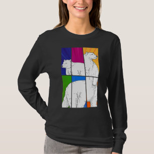 Camiseta Urso Polar Ártico Pop Urso Polar