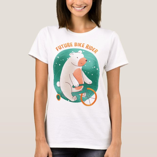 Camiseta Urso polar bebê presente (Frente)