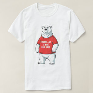 Camiseta Urso Polar da Groenlândia Não Está à Venda 