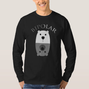 Camiseta Urso Polar da Perturbação Mental Cuta Bipolar