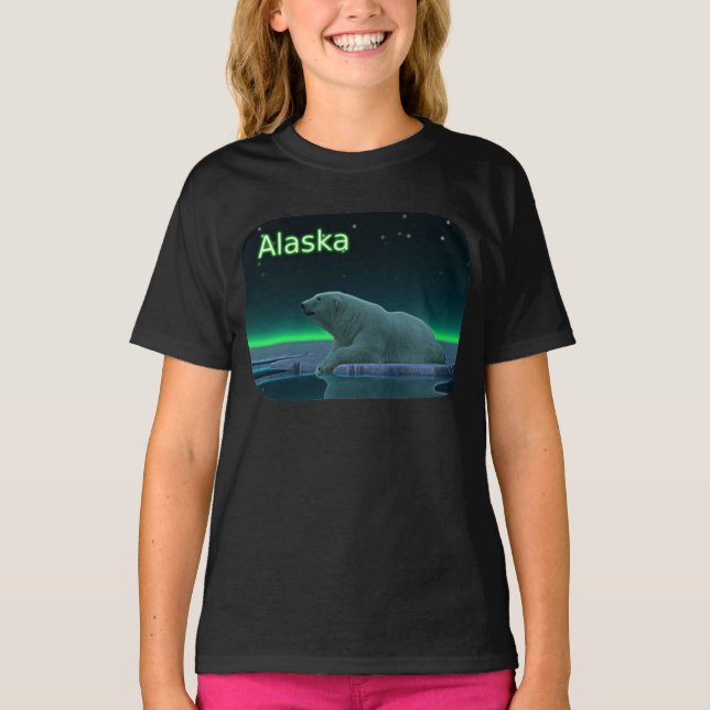 Camiseta Urso Polar De Borda De Gelo (Frente)