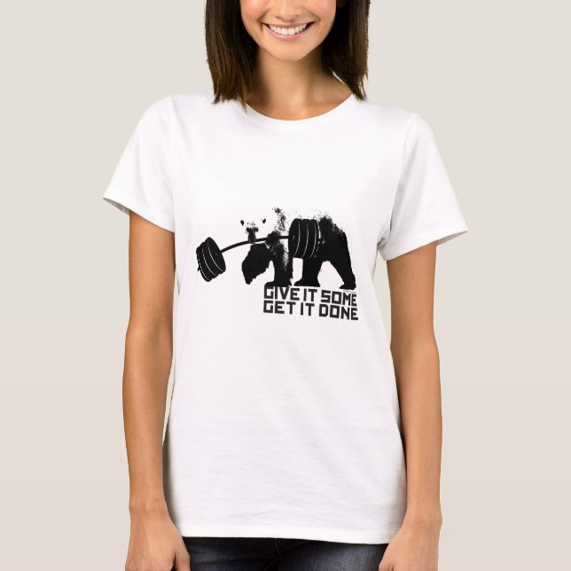 Camiseta Urso Polar - Dê-Lhe Algum (Frente)