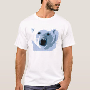 Camiseta Urso Polar de pop Art