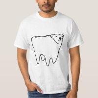 Urso polar do dente do urso do Molar