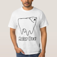 Urso polar do dente do urso do Molar