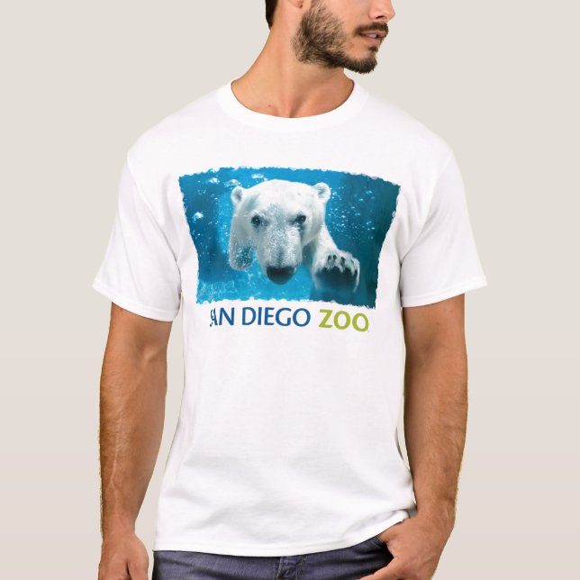 Camiseta Urso polar do jardim zoológico de San Diego (Frente)