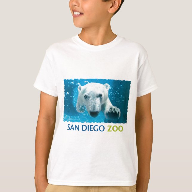 Camiseta Urso polar do jardim zoológico de San Diego (Frente)