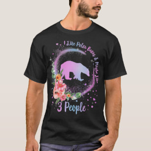 Camiseta Urso Polar Eu Gosto De Ursos Polares Talvez 3 Pess