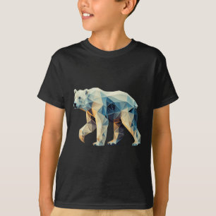 Camiseta Urso Polar Geométrico - Motivo de Geometria - Meio