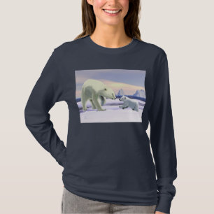 Camiseta Urso Polar - Melhor Nariz Da Mãe