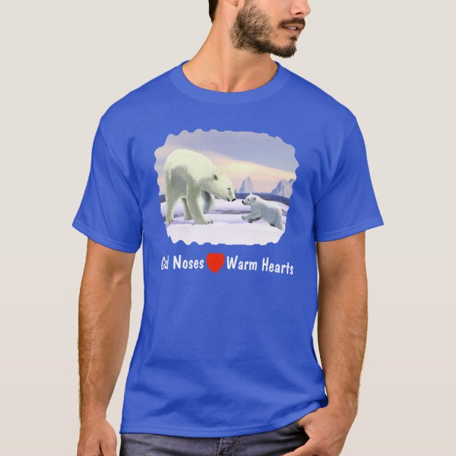 Camiseta Urso Polar - Melhor Nariz Da Mãe (Frente)