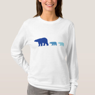 Camiseta "Urso Polar" Meninas Uma Capa Longa Sangrenta