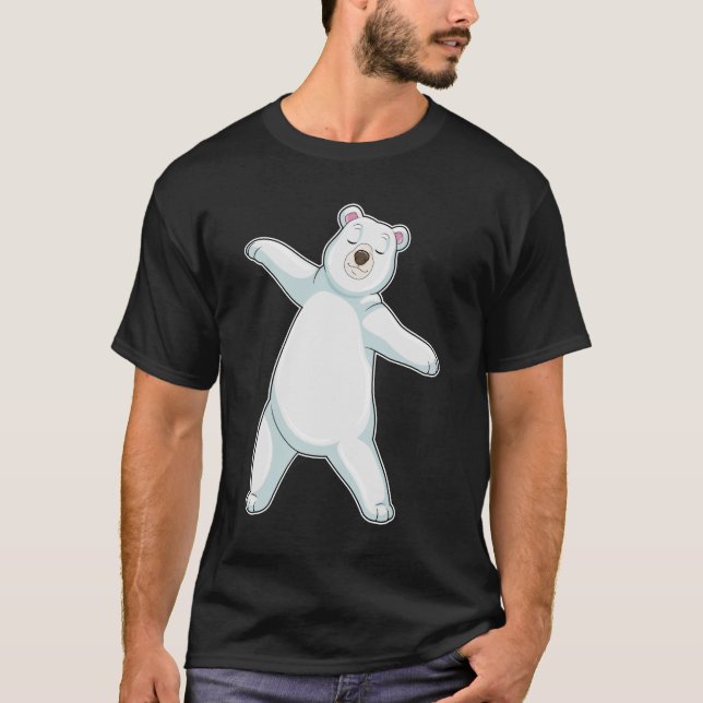 Camiseta Urso polar na Malhação de Yoga em Pé (Frente)