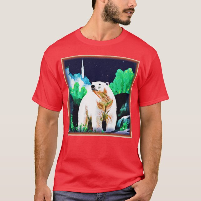 Camiseta Urso Polar na Selvagem. Compre agora (Frente)