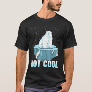 Camiseta Urso Polar Não Esfria Aquecimento Global Mudança C