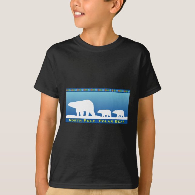 Camiseta Urso Polar no Gelo (Frente)